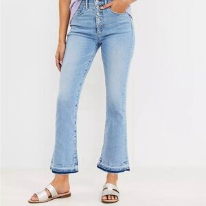 LOFT Light Blue Flare Jeans